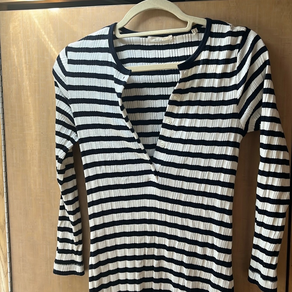 Doen cotton striped dress